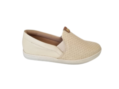 TENIS FEM. SLIP ON MODARE CREME - comprar online