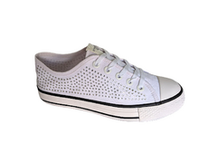 TENIS FEM. STREET STAR BRANCO BRILHO