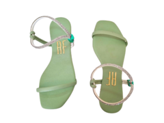 SANDALIA FEM. ANNA FLOR MINT MENTON - comprar online