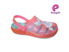 BABUCHE INF. FEM. PAMPILI ROSA AZUL - loja online