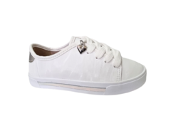 TENIS INF. FEM. MOLEKINHA METAL BRANCO - comprar online