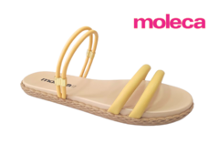 SANDALIA FEM. MOLECA AMARELO