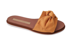 CHINELO FEM. MOLECA SLIDE MOSTARDA - comprar online