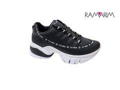 TÊNIS FEM. SNEAKER RAMARIM PRETO - loja online