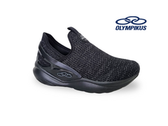 TENIS MASC. INF. OLYMPIKUS ICONIC PRETO