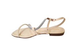 SANDALIA FEM. RASTEIRA BEIRA RIO CREME - comprar online