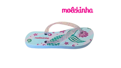 CHINELO INF. FEM. MOLEKINHA SEREIA AZUL CELESTE