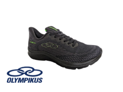 TENIS INF. MASC. OLYMPIKUS DELTA KIDS PRETO VERDE