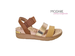 SANDALIA PAPETE FEM. MODARE AREIA CAMEL