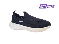 TENIS FEM. SLIP ON ACTVITTA BRANCO PRATA - loja online