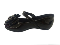 SAPATILHA INF. FEM. MOLEKINHA PRETO VERNIZ - comprar online