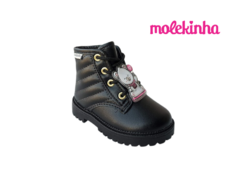 BOTA INF. FEM. MOLEKINHA PRETO - loja online