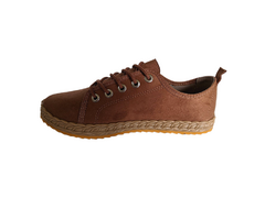 TENIS FEM. MOLECA CAMURÇA CAMEL MOSTARDA - comprar online