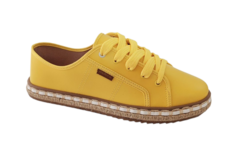 TENIS FEM. MOLECA NAPA AMARELO