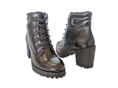 BOTA COTURNO FEM. SALTO FELINA PRETO - comprar online