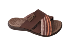 CHINELO INF. MASC. KLIN TIRA EM X COR CHOCOLATE - loja online