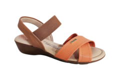 SANDALIA FEM. MODARE CAMEL LARANJA