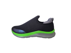 TENIS INF. MASC. SLIP ON KLIN PRETO VERDE - loja online