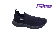 TENIS FEM. ACTVITTA KNIT PRETO - loja online