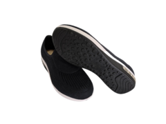 TENIS FEM. SLIP ON MODARE PRETO na internet