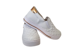 TENIS FEM. SLIP ON RAMARIM BRANCO - Sugestiva Calçados