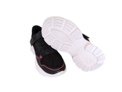 TENIS INF. FEM. MOLEKINHA PRETO PINK - loja online