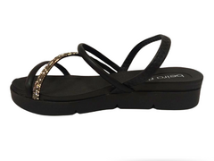 SANDALIA FEM. BEIRA RIO PRETO STRASS - comprar online