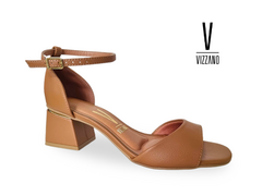 SANDALIA SALTO FEM. VIZZANO CAMEL