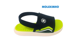 CHINELO INF. MASC. MOLEKINHO MARINHO AMARELO NEON