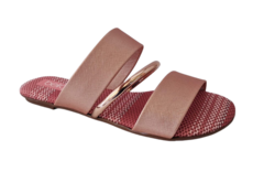 CHINELO FEM. BEIRA RIO TIRA DUPLA OURO ROSADO - comprar online