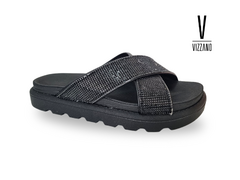 CHINELO FLATFORM FEM. VIZZANO PRETO - Sugestiva Calçados