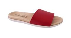 CHINELO FEM. BEIRA RIO SLIDE VERMELHO