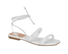 SANDALIA FEM. MOLECA AMARRA NO TORNOZELO SPIKE BRANCO