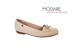 SAPATILHA MOCASSIM FEM. MODARE CREME - loja online