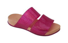 CHINELO INF. FEM. WORLD COLORS DUAS TIRAS GLITTER PINK - comprar online