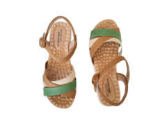 SANDALIA FEM. MODARE CREME TAN VERDE ALECRIM - comprar online