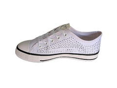 TENIS FEM. STREET STAR BRANCO BRILHO - comprar online