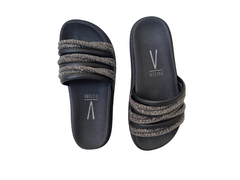 Imagem do CHINELO FEM. VIZZANO PRETO STRASS