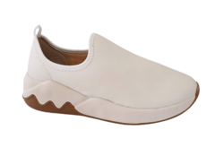 TENIS FEM. BEIRA RIO SLIP ON SEM CADARÇO BRANCO - comprar online