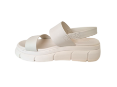 SANDALIA FEM. FLATFORM MOLECA BRANCO OFF