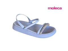 SANDÁLIA BIRKEN FEM. MOLECA JEANS STRASS - comprar online