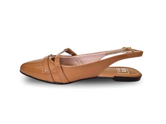 SAPATO SLING BACK FEM. MOLECA CAMEL - comprar online