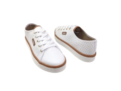 TENIS FEM. MOLECA MICROPERFUROS BRANCO - comprar online