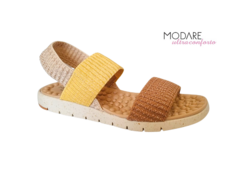 SANDÁLIA FEM. MODARE TAN AMARELO CREME