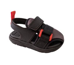 SANDALIA INF. MASC.MOLEKINHO VELCRO GRAFITE PRETO LARANJA - comprar online