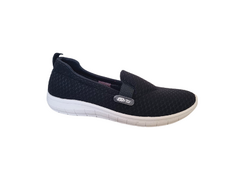 TÊNIS FEM. ACTVITTA SLIP ON PRETO - Sugestiva Calçados