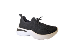 TENIS FEM. RAMARIM KNIT CHUNKY SNEAKER PRETO BRANCO