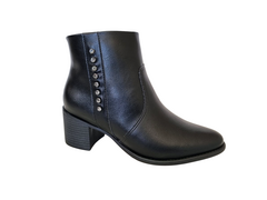 BOTA FEM. CANO BAIXO COMFORT FLEX PRETO - comprar online