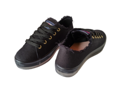 TENIS FEM. MOLECA PRETO DESFIADO - comprar online