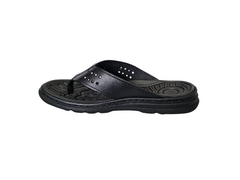 CHINELO MASC. COURO PEGADA PRETO - comprar online